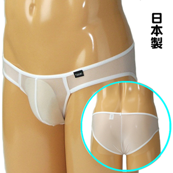 メンズ 2wayストレッチ極薄フルバック 透け シースルー セクシーショーツ 男性用 TW789